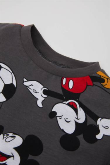 T-Shirt à Manches Courtes à motif Disney Mickey & Minnie pour Bébé Garçon