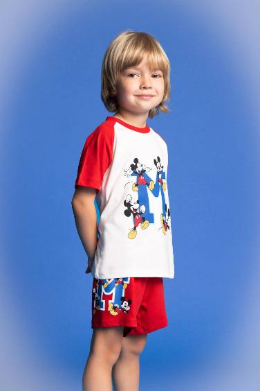 Baby Boy Disney Mickey & Minnie T-Shirt Shorts 2 Piece Set