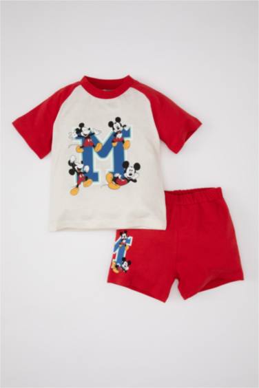 Ensemble T-shirt et Short imprimé Mickey & Minnie