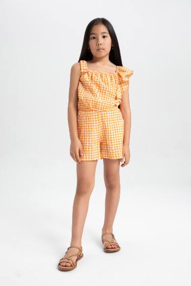 سيت بناتي شورت وبلوزة - قطعتين