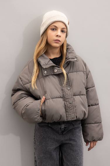 Girl Water Repellent Puffer Jacket