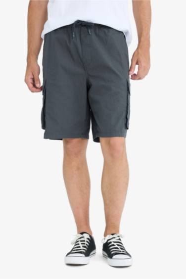 Cargo Fit Gabardine Bermuda Shorts
