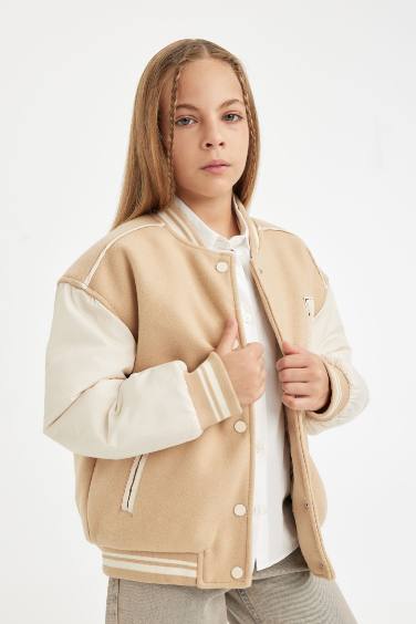 Jacket Bomber Oversize pour Fille