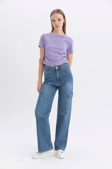 Short Sleeve Crop T-Shirt