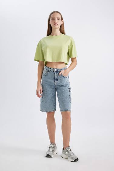 Short Sleeve Crop T-Shirt