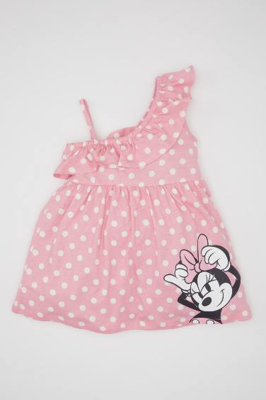 Baby Girl Disney Mickey & Minnie Strap Dress