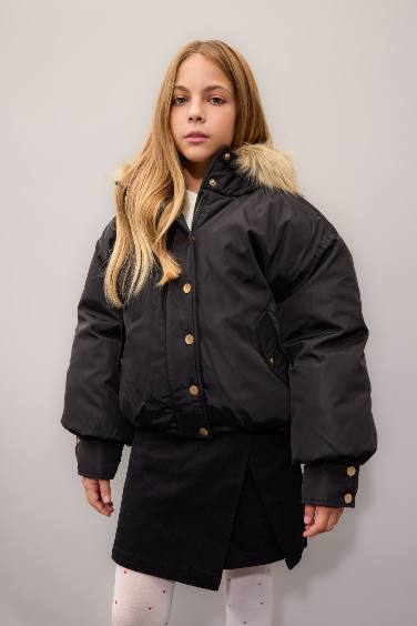 Girl Hooded Puffer Jacket