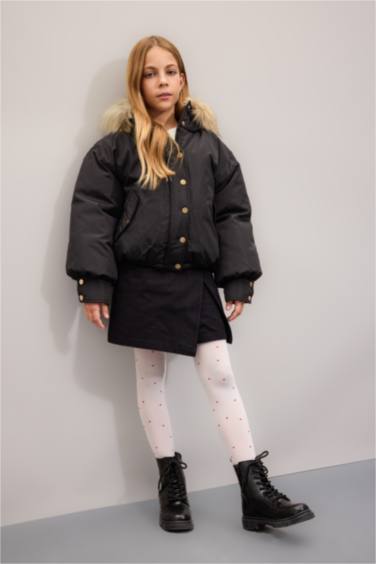 Girl Hooded Puffer Jacket