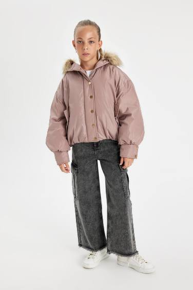 Girl Hooded Puffer Jacket