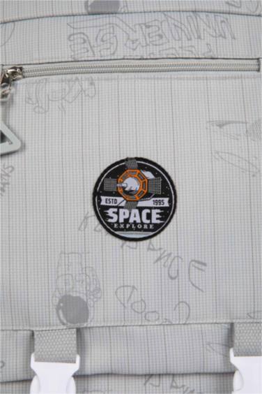 Unisex Çocuk Desenli Oxford Okul Çantası