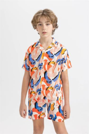 شورت بحر اولادي ملون منقوش