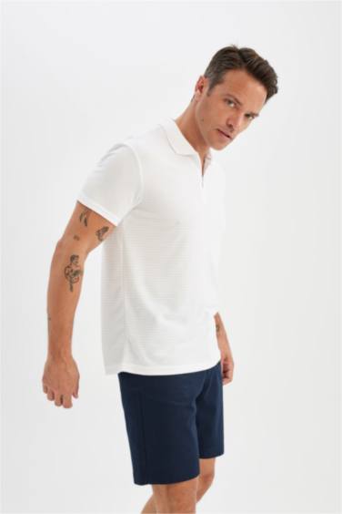 New Regular Fit Polo Collar Polo T-Shirt