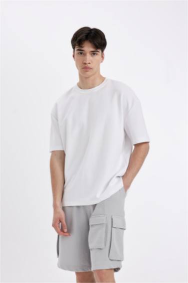 شورت كارجو قصة مريحة بجيب