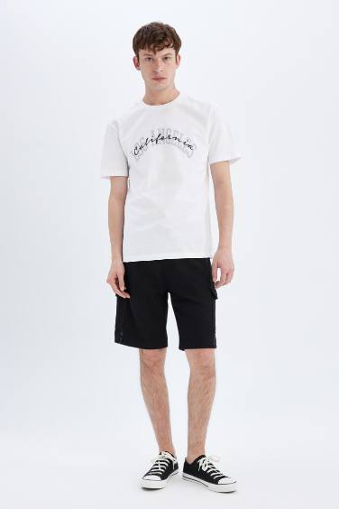 Regular Fit Regular Hem Shorts