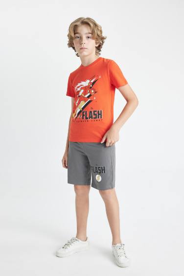 Boy The Flash Short Sleeve 2 Piece Pajama Set