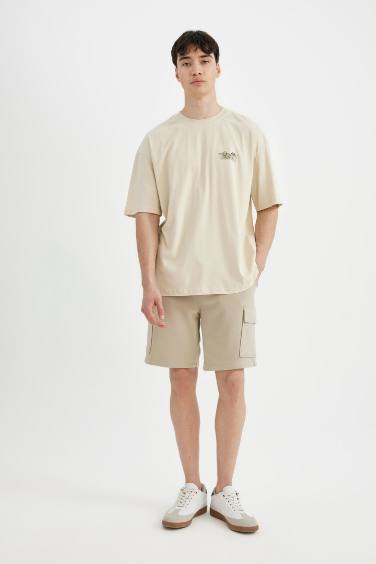 Regular Fit Cargo Pocket Shorts