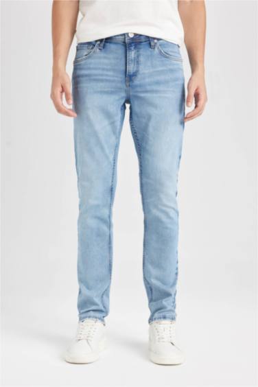 Carlo Skinny Fit Ekstra Dar Kalıp Normal Bel Ekstra Dar Paça Jean Pantolon