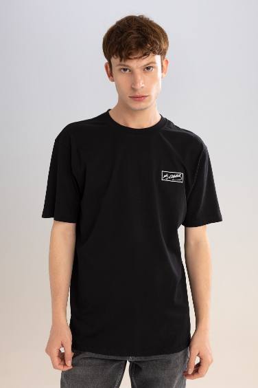 Regular Fit Crew Neck Printed T-Shirt