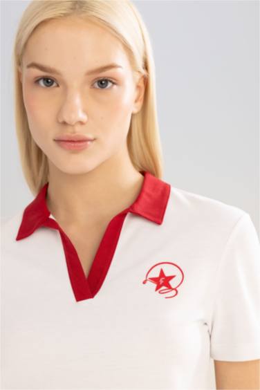 T-Shirt Polo Sportif à Manches Courtes de DeFactoFit