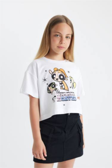 Girl PowerPuff Girls Short Sleeve T-Shirt