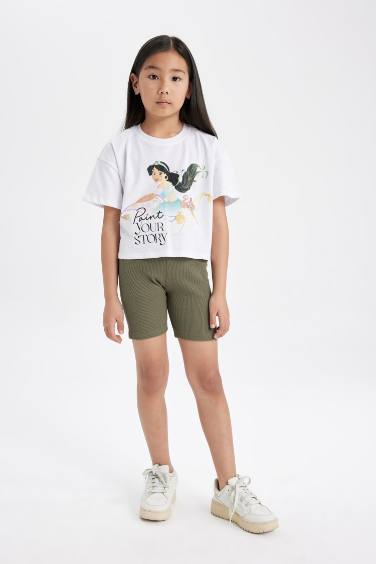 Қыздарға Disney Princess қысқа жеңді Қысқа жеңді футболка