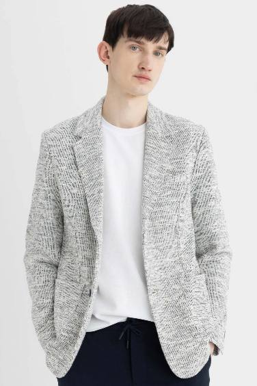 Modern Fit Half Lining Blazer Jacket