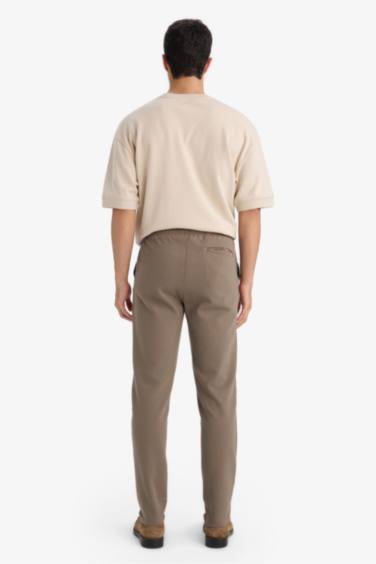 Regular Fit Super Skinny Hem Trousers