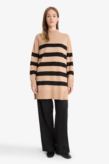 Regular Fit Knitwear Crew Neck Tunic