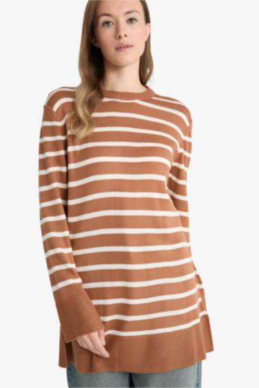 Regular Fit Crew Neck Tunic