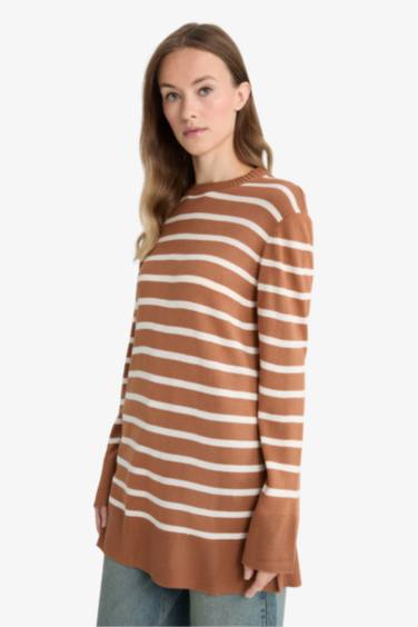 Regular Fit Crew Neck Tunic