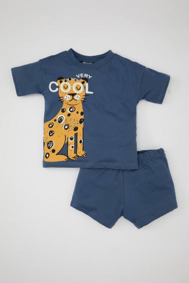 Baby Boy Animal Patterned 2 Piece Set