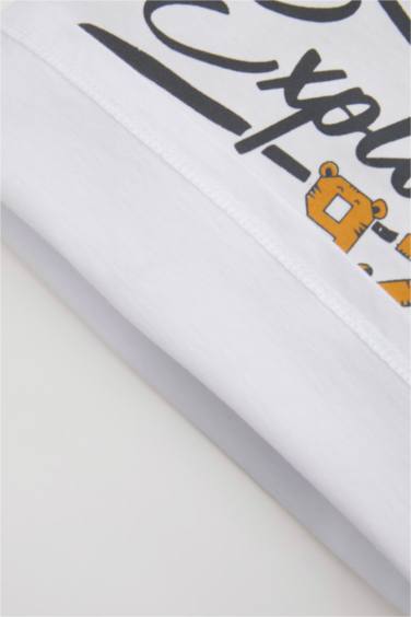 Baby Boy Slogan Printed 2 Piece Set