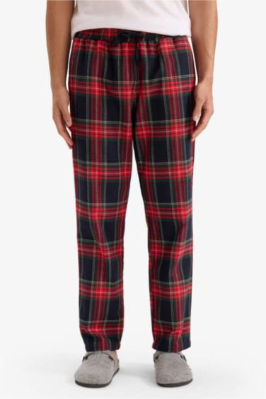 Regular Fit With Pockets Flanel Bottom