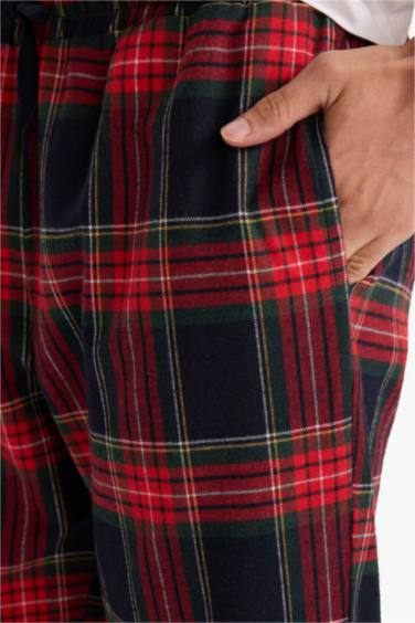 Regular Fit With Pockets Flanel Bottom
