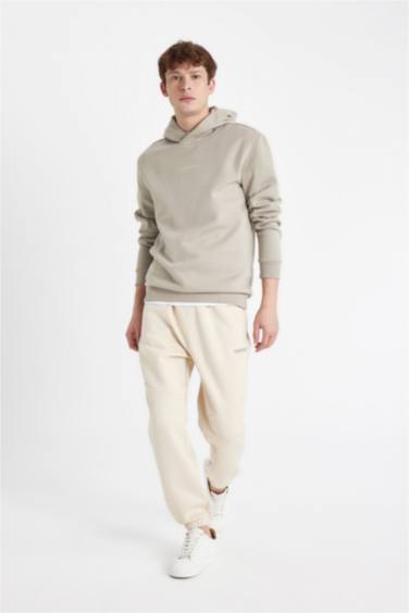 Свитшот стандартного кроя с принтом