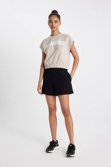 DeFactoFit Oversize Fit Short Leg Shorts