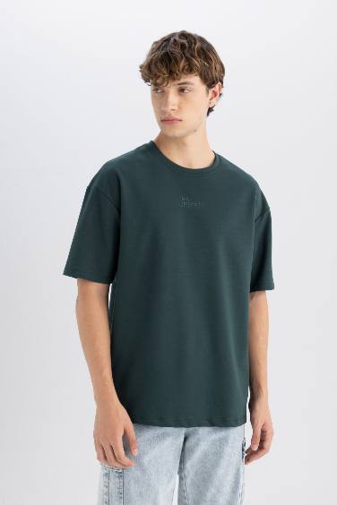 Comfort Fit Crew Neck Printed T-Shirt