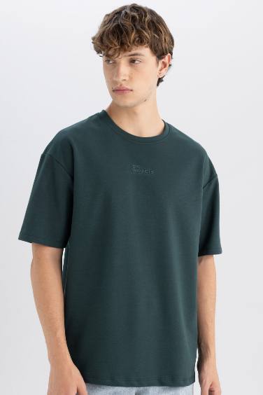 Comfort Regular Fit Crew Neck Heavy Fabric T-Shirt