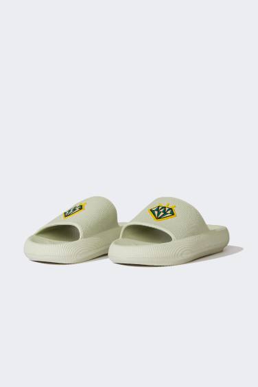 Woman High Sole Slip On Plastic Slippers