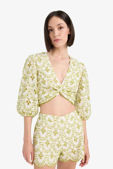 V-Neck Ribana Tank Top