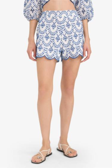 Regular Fit Embroidered brode Beachwear