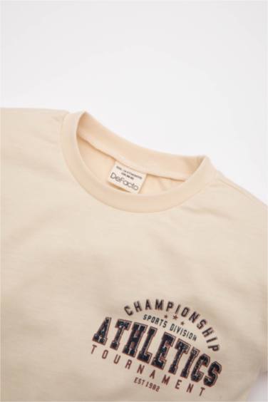 طقم بيبي اولادي شورت وتيشيرت - قطعتين