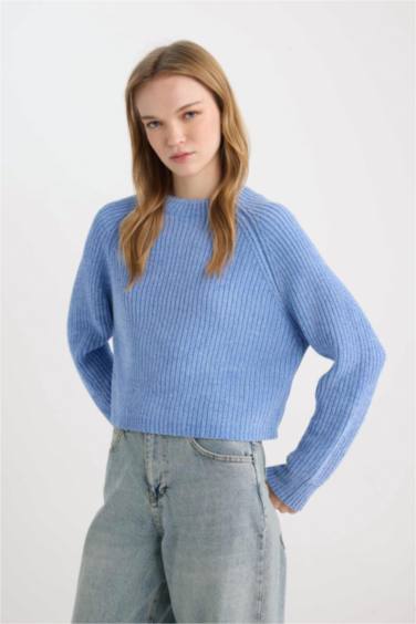 Regular Fıt Yarım Balıkçı Yaka Triko Kazak