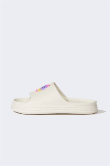 Girl Flat Sole Single Band Eva Slippers