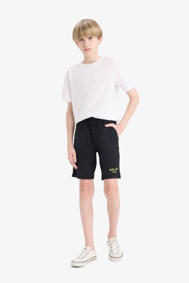 شورت اولادي قماش خفيف بخصر مطاطي