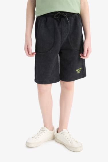 Boy Sweatshirt Fabric Shorts