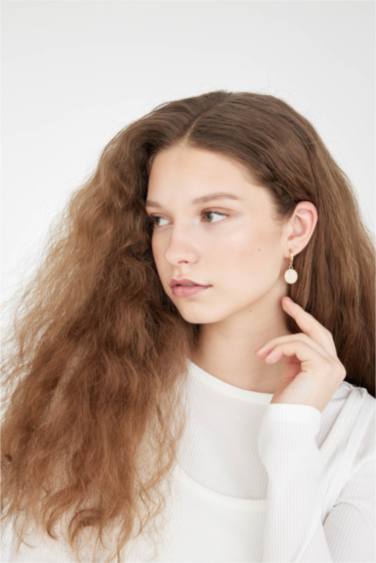 حلق حريمي ذهبي - 3 قطع