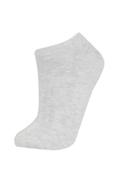 Kadın 3'lü Pamuklu Patik Çorap