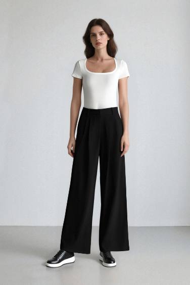 Wide Leg Trousers
