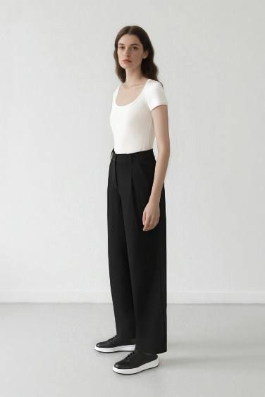Wide Leg Trousers
